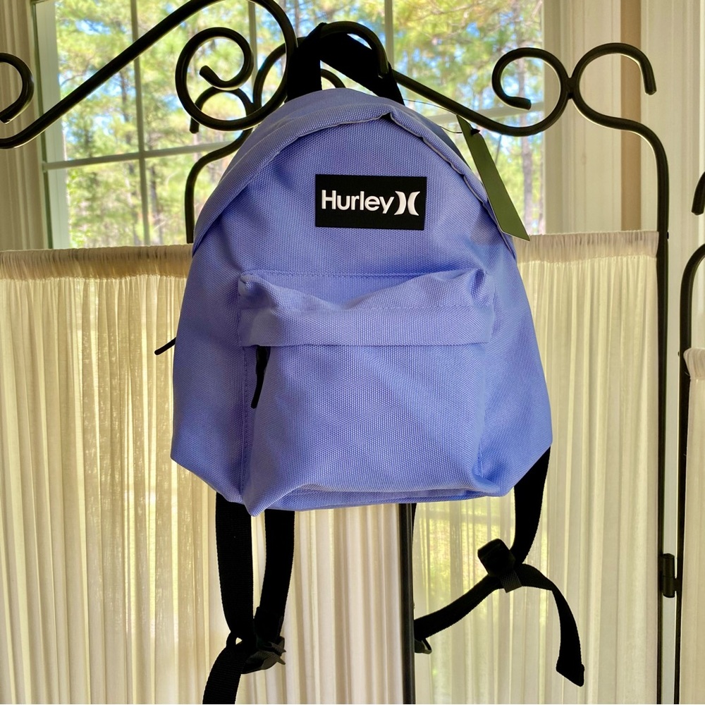 NWT Hurley Brights Mini Orchid Backpack | Water-Resistant Compact Everyday Bag